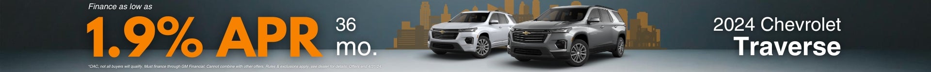 2024 Chevrolet Traverse APR Offer