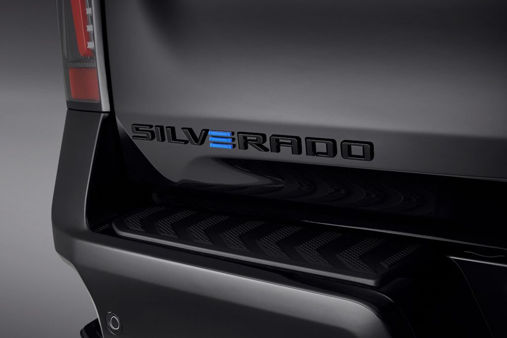 Chevrolet Silverado EV Badging